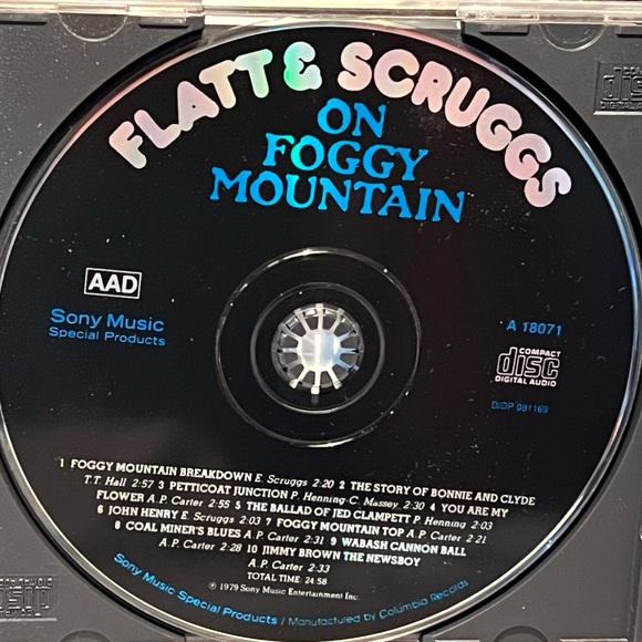 Flatt & Scruggs “On Foggy Mountain” CD like new - Picture 4 of 5